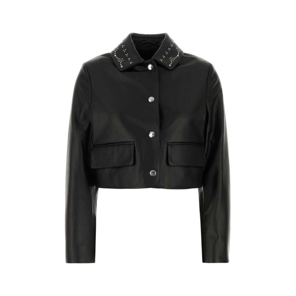 Marni Women Black Nappa Leather Jacket